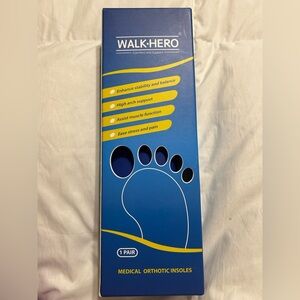 Unisex Blue Orthotic Insoles